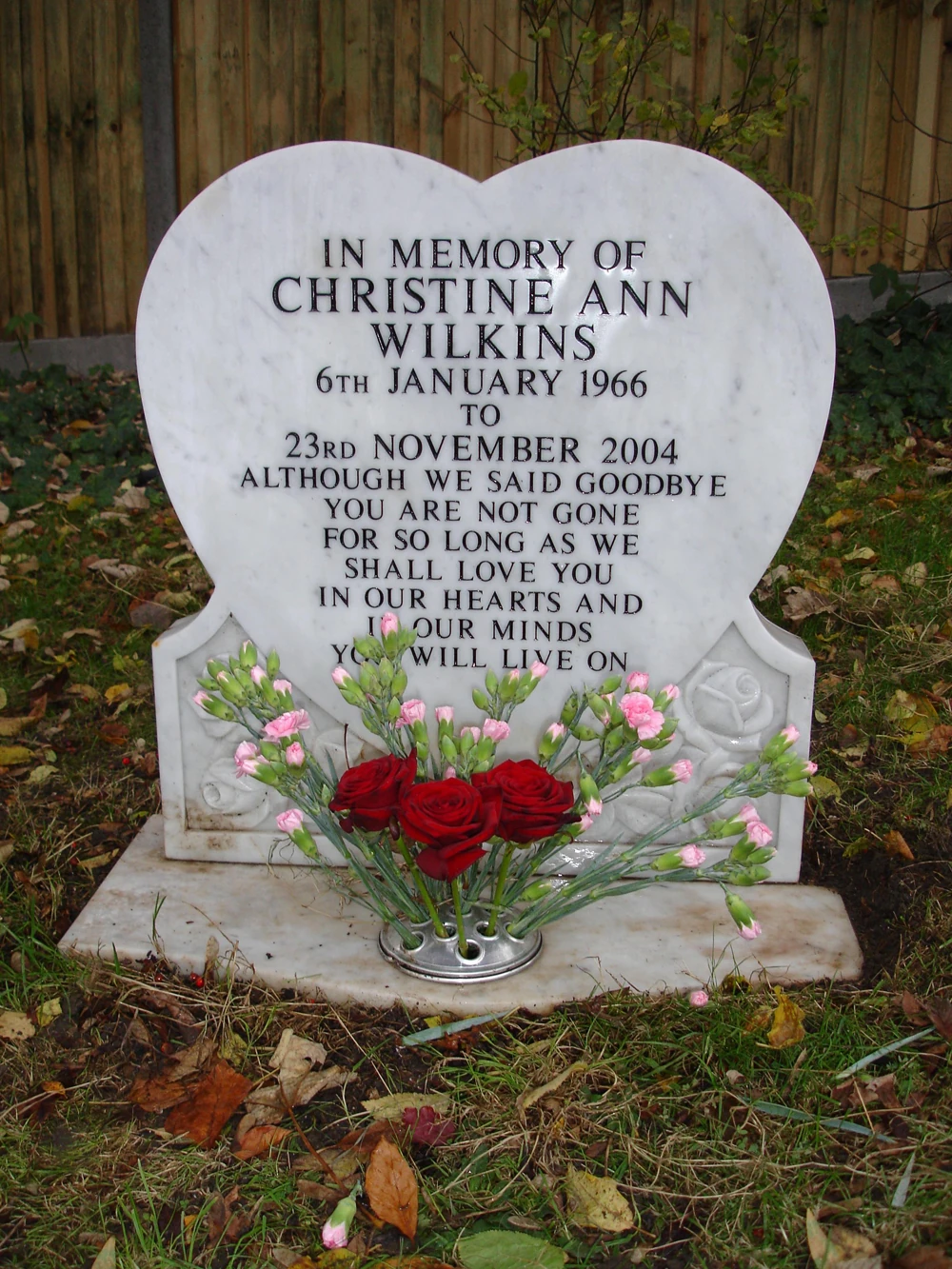 Christines Headstone